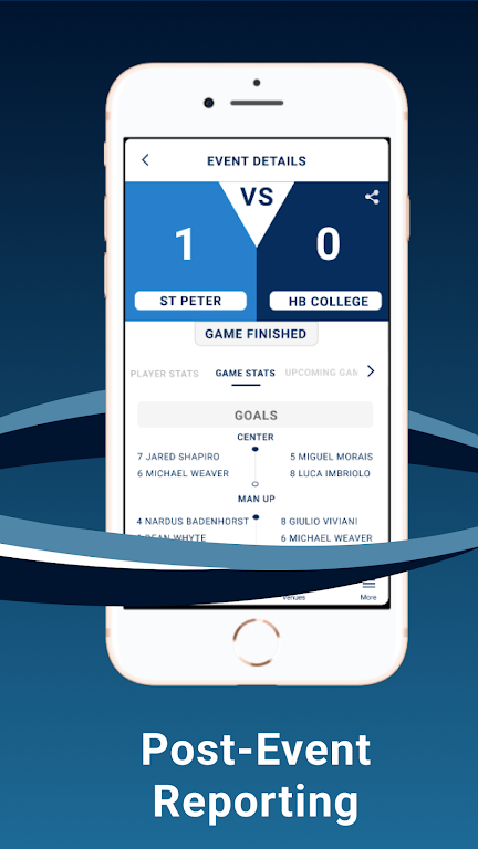 IH Sports App captura de pantalla 