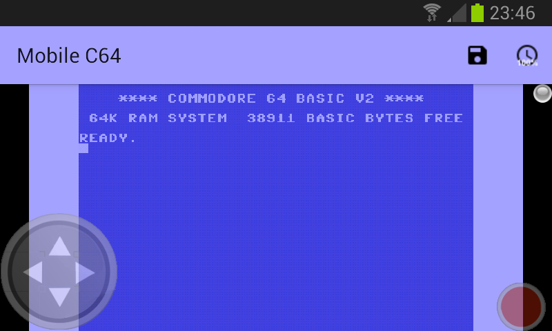 Mobile C64 экрана 1