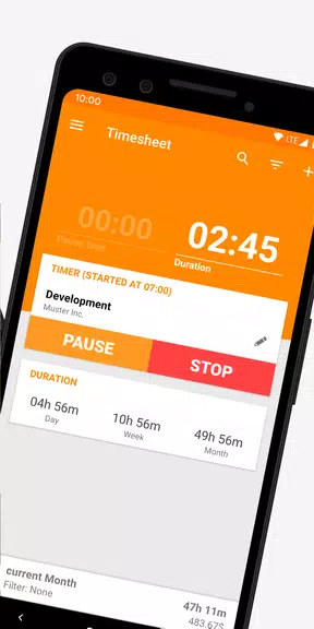 Timesheet - Time Tracker Screenshot 2
