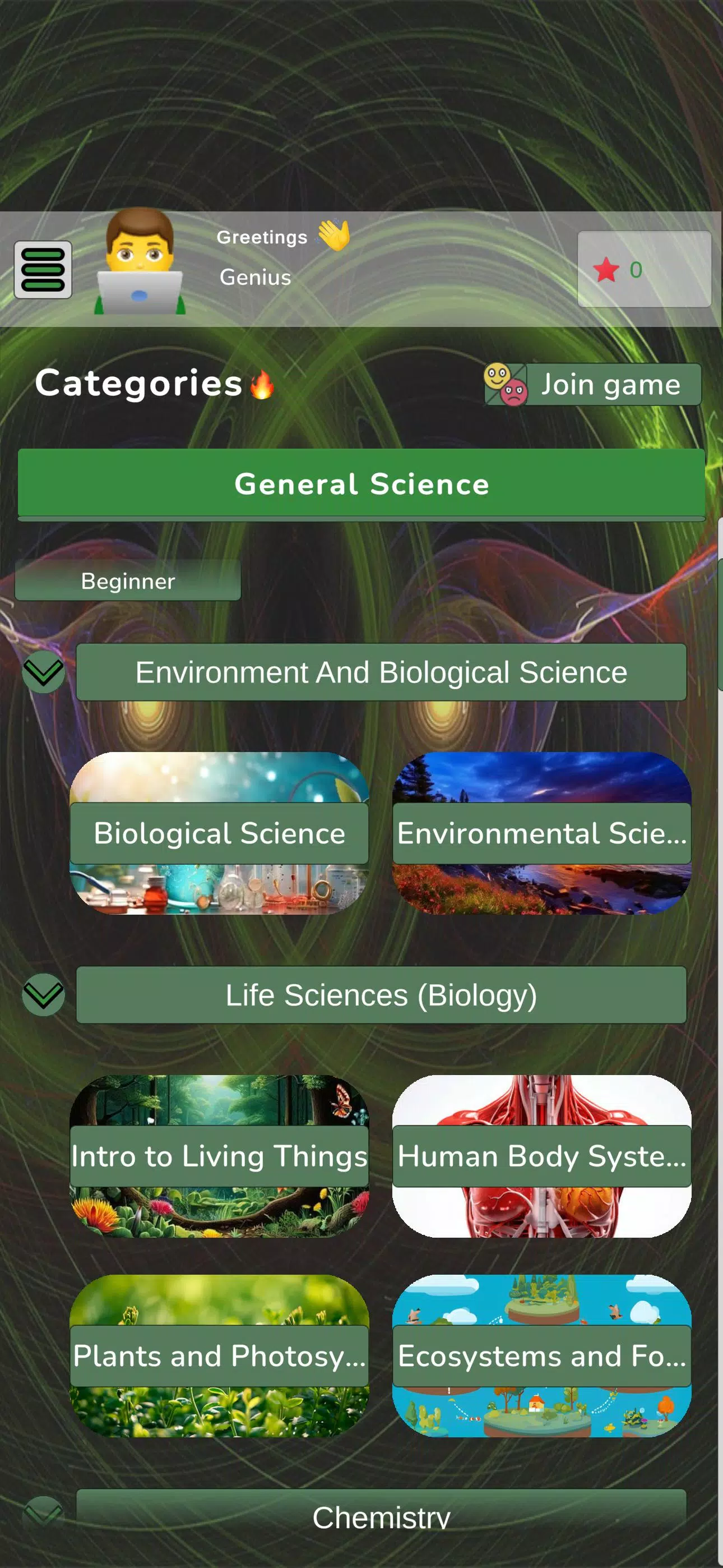 General Science ảnh chụp màn hình 1