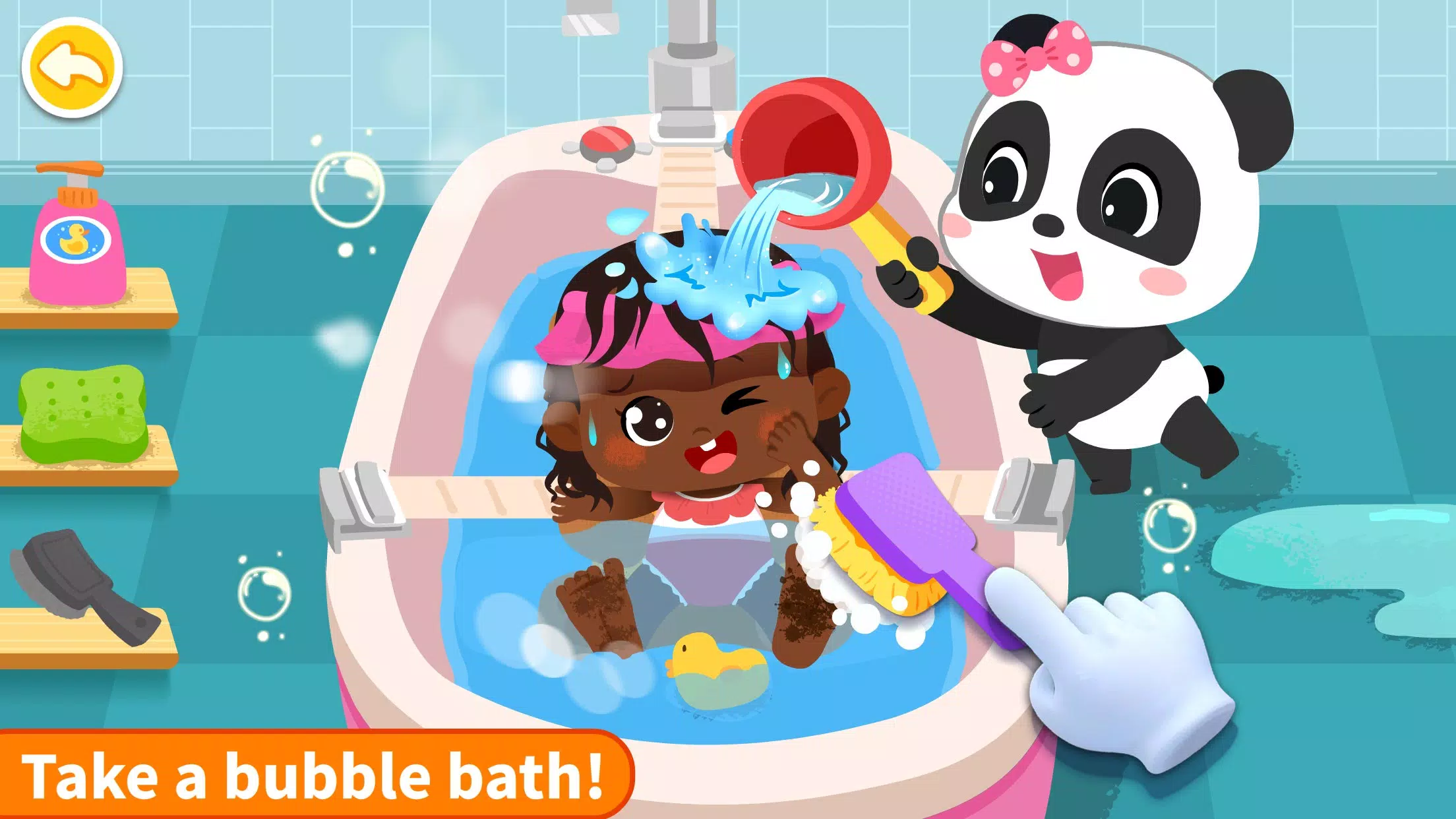 Panda Games: Baby Girls Care স্ক্রিনশট 3