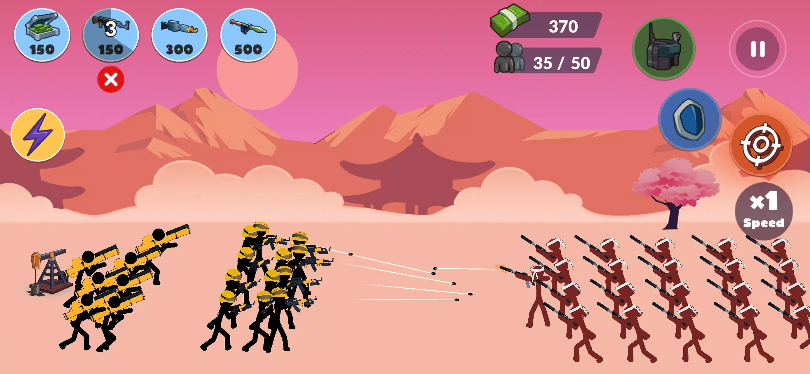 Screenshot Stick World Battle 4