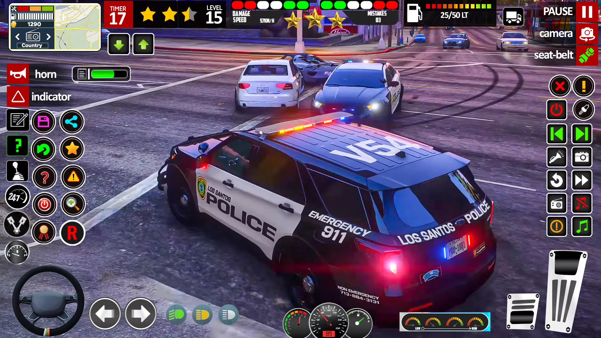 Screenshot Car Chase Game Cop Simulator 4