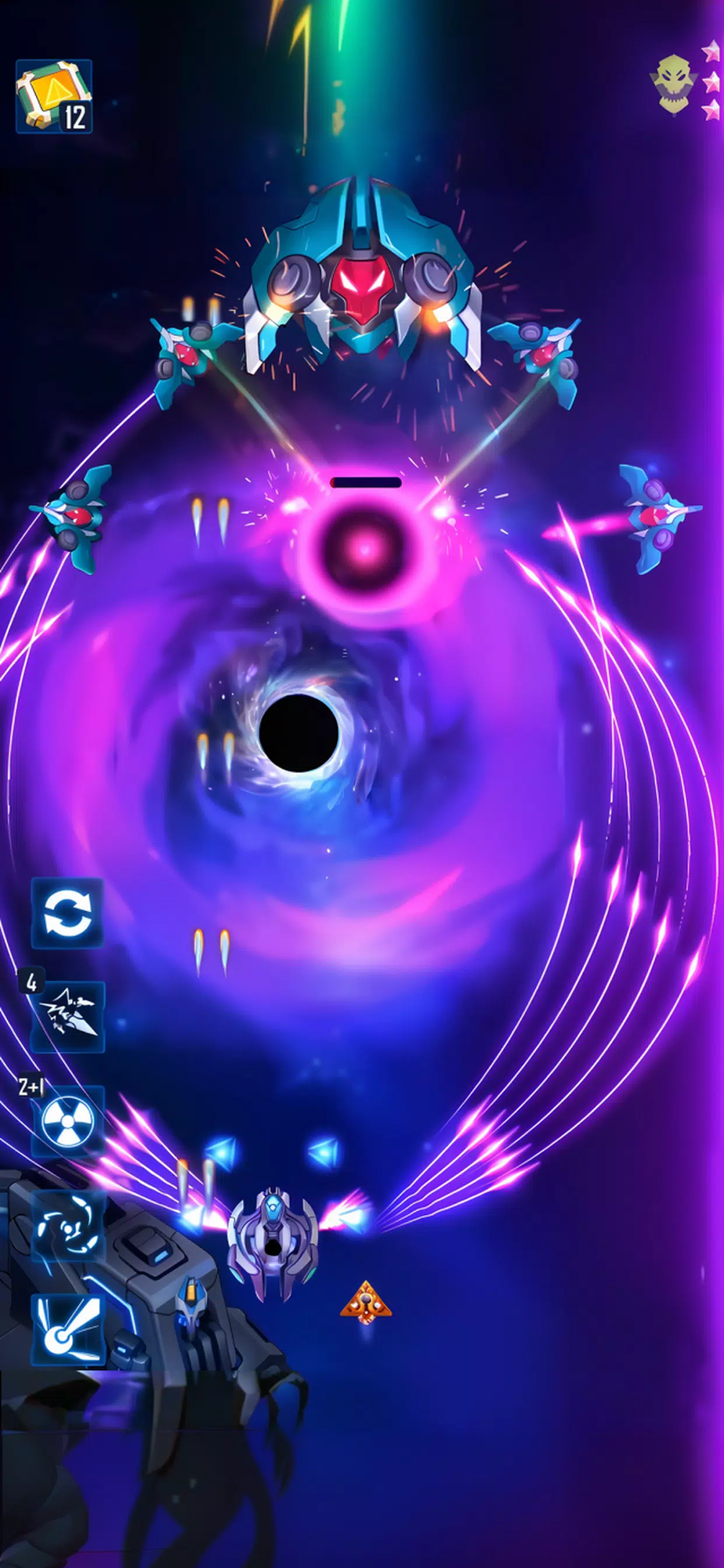 WindWings: Space Shooter ဖန်သားပြင်ဓာတ်ပုံ 3