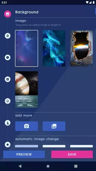 Galaxy Universe Live Wallpaper captura de pantalla 