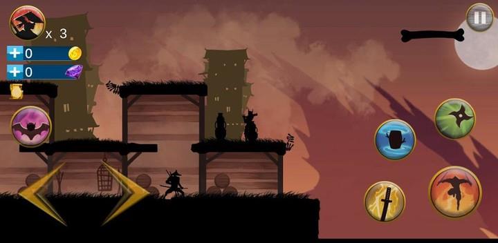 Shadow Samurai : Ninja Revenge ekran görüntüsü 1