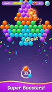 Bubble Shooter Gem Puzzle Pop ảnh chụp màn hình 2