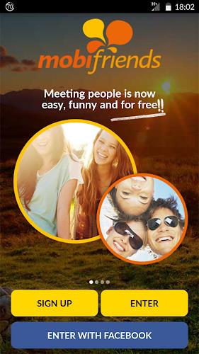 Screenshot Mobifriends: Date, meet people 1