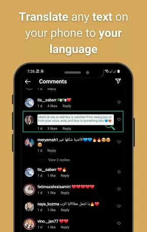 Chat Translator for WhatsApp স্ক্রিনশট 1