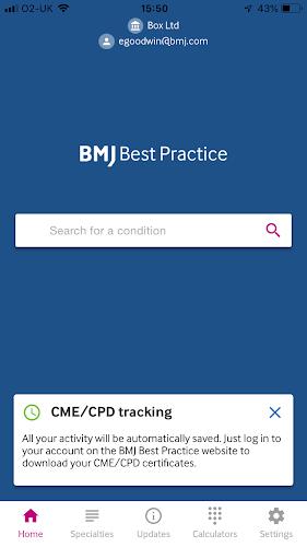 BMJ Best Practice captura de pantalla 