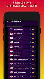 Singapore Fast VPN:Safer VPN экрана 3