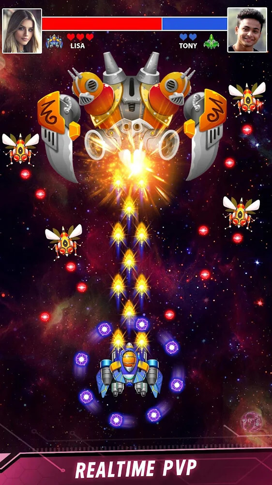 Space shooter - Galaxy attack Captura de pantalla 3