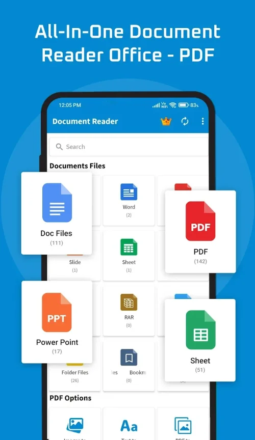 Document Reader ဖန်သားပြင်ဓာတ်ပုံ 1