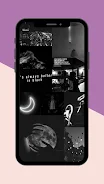 Black Aesthetic Wallpaper स्क्रीनशॉट 1