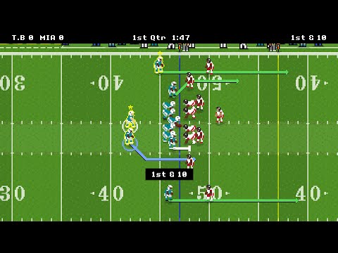 Retro slam tennis gameplay