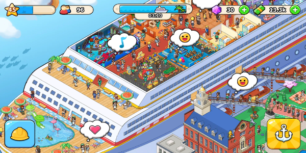 My Cruise: Idle ship Tycoon स्क्रीनशॉट 2