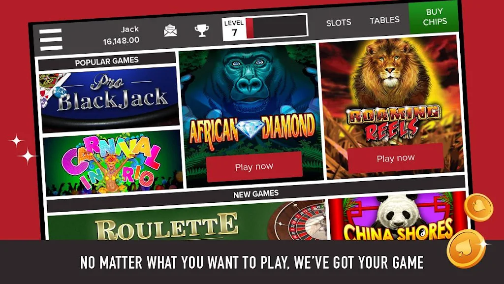 PlayJACK Slots captura de pantalla 