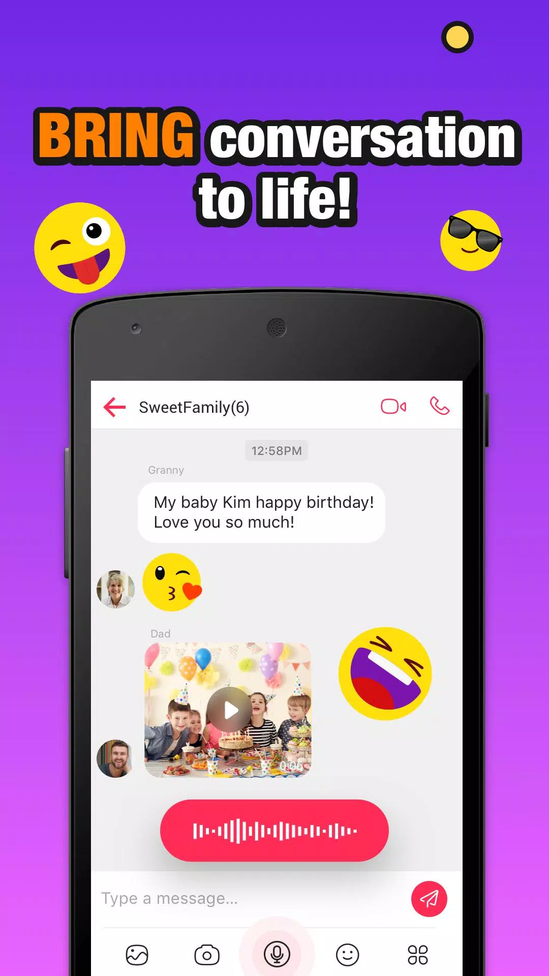 JusTalk Kids Messenger экрана 4