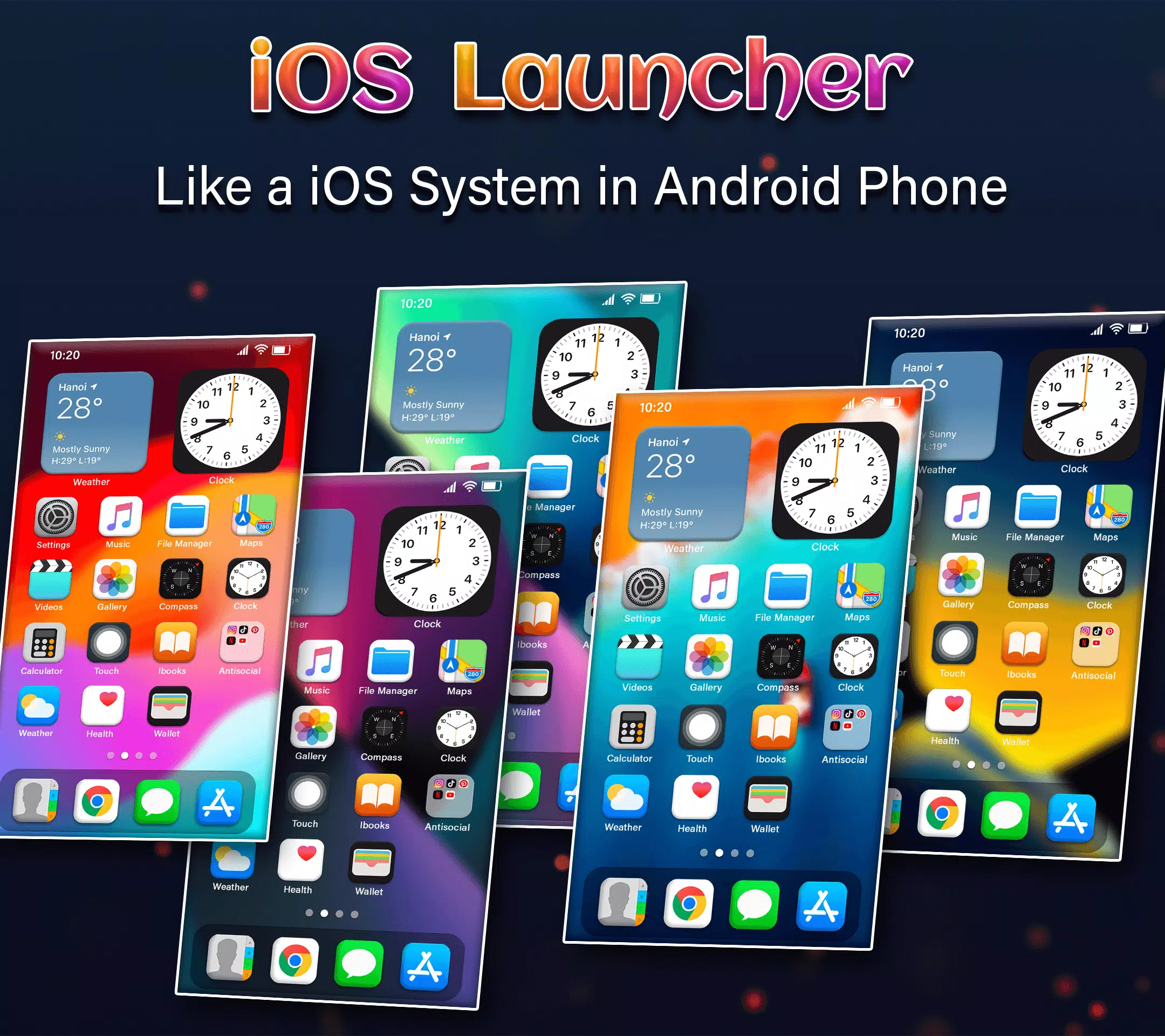 IOS Launcher - iOS 17 Pro ảnh chụp màn hình 2