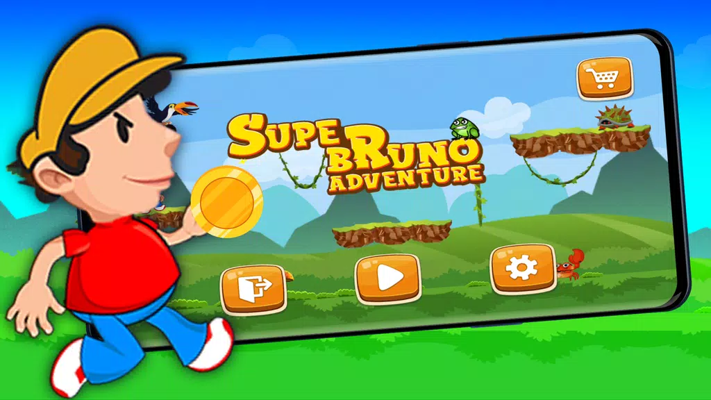 Super Bruno Adventures ဖန်သားပြင်ဓာတ်ပုံ 1