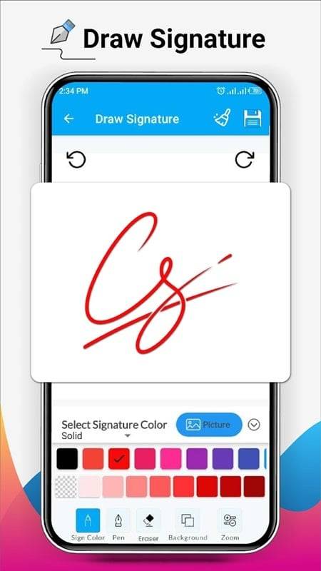 Signature Maker Pro экрана 1