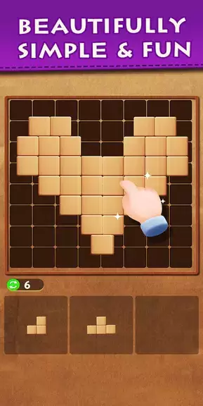 Wood Block Puzzle Classic Game captura de pantalla 