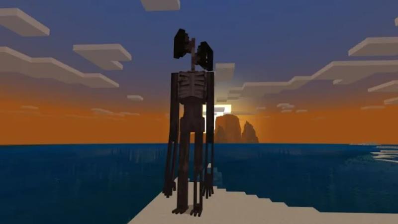 Siren Head mods for minecraft スクリーンショット 1