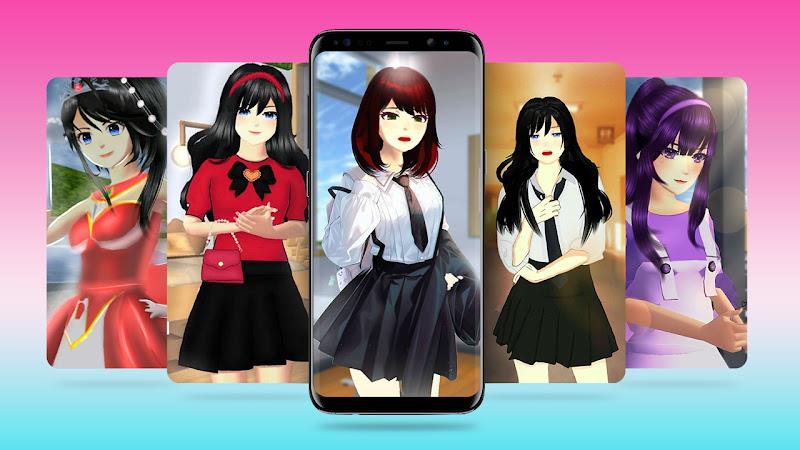 Sakura School Wallpaper & Live स्क्रीनशॉट 3