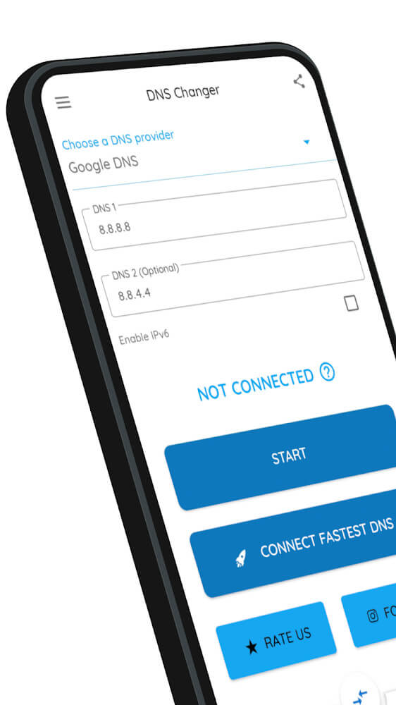 DNS Changer экрана 1