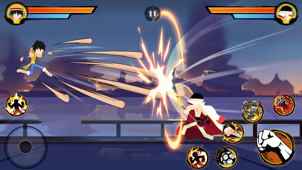 Stickman Pirates Fight Mod ảnh chụp màn hình 1