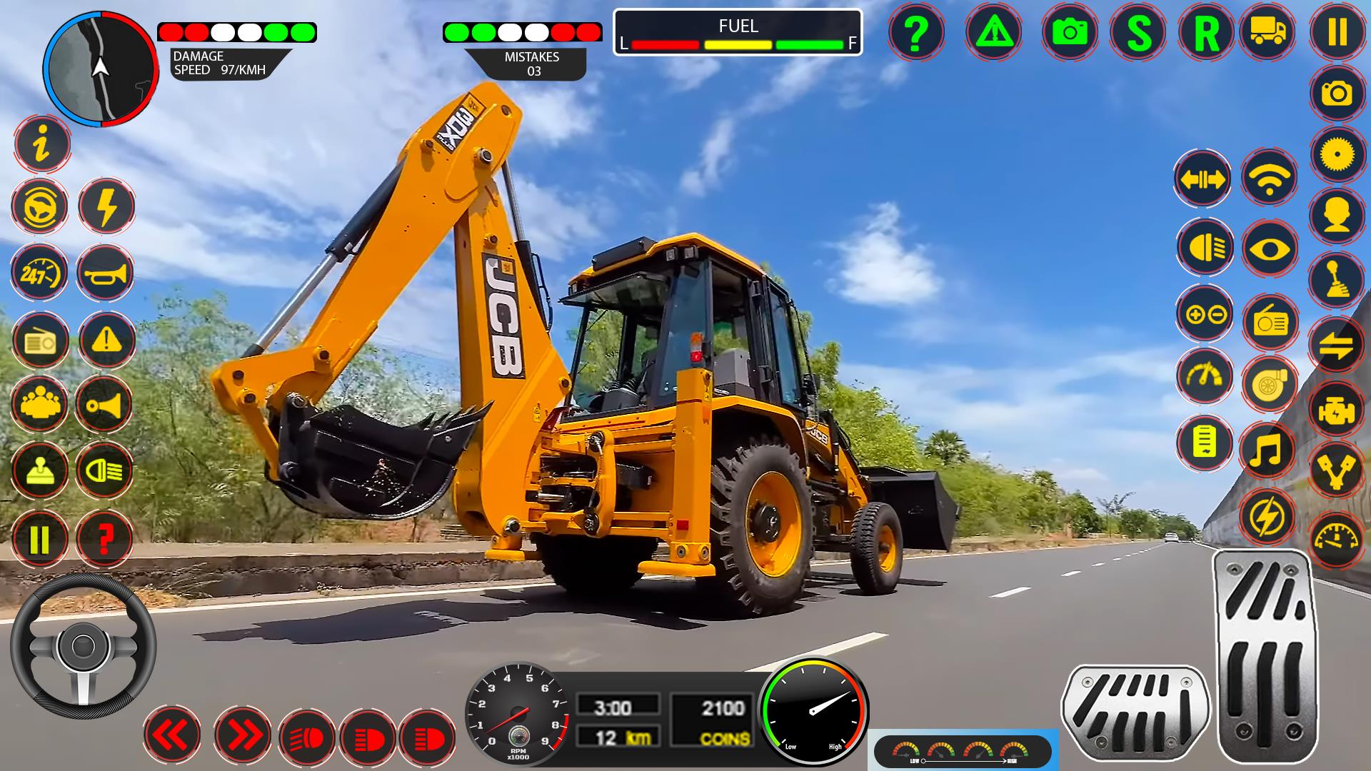 JCB Construction Excavator Sim captura de pantalla 