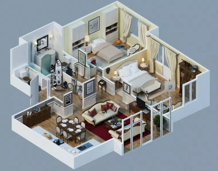 3D House Design स्क्रीनशॉट 3