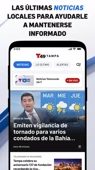 Telemundo 49: Tampa Noticias应用截图第1张