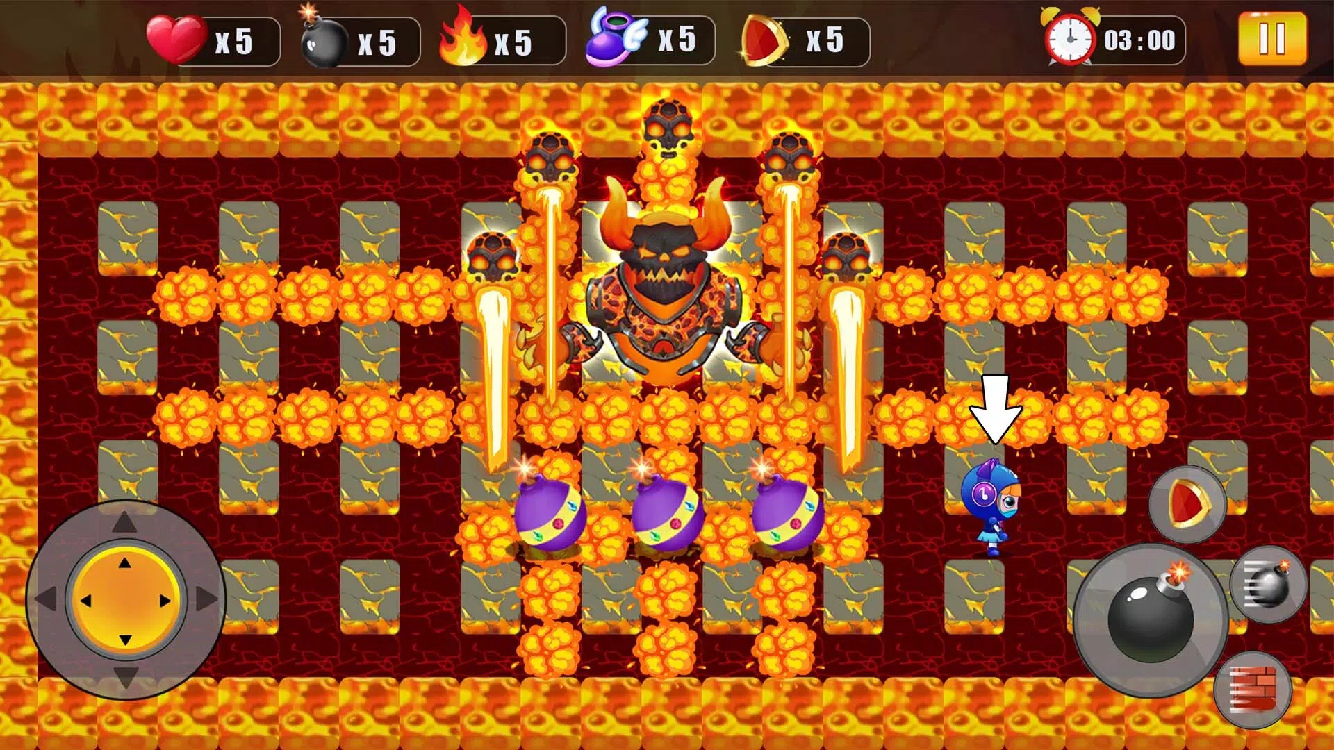 Bomber Battle : Bomb Man Arena स्क्रीनशॉट 4