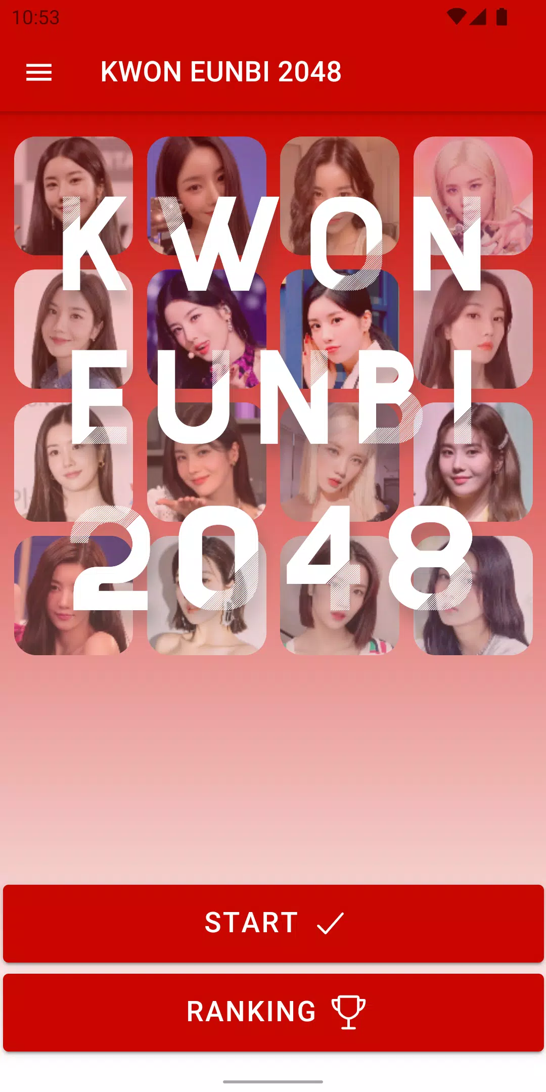 KWON EUNBI 2048 Game экрана 1