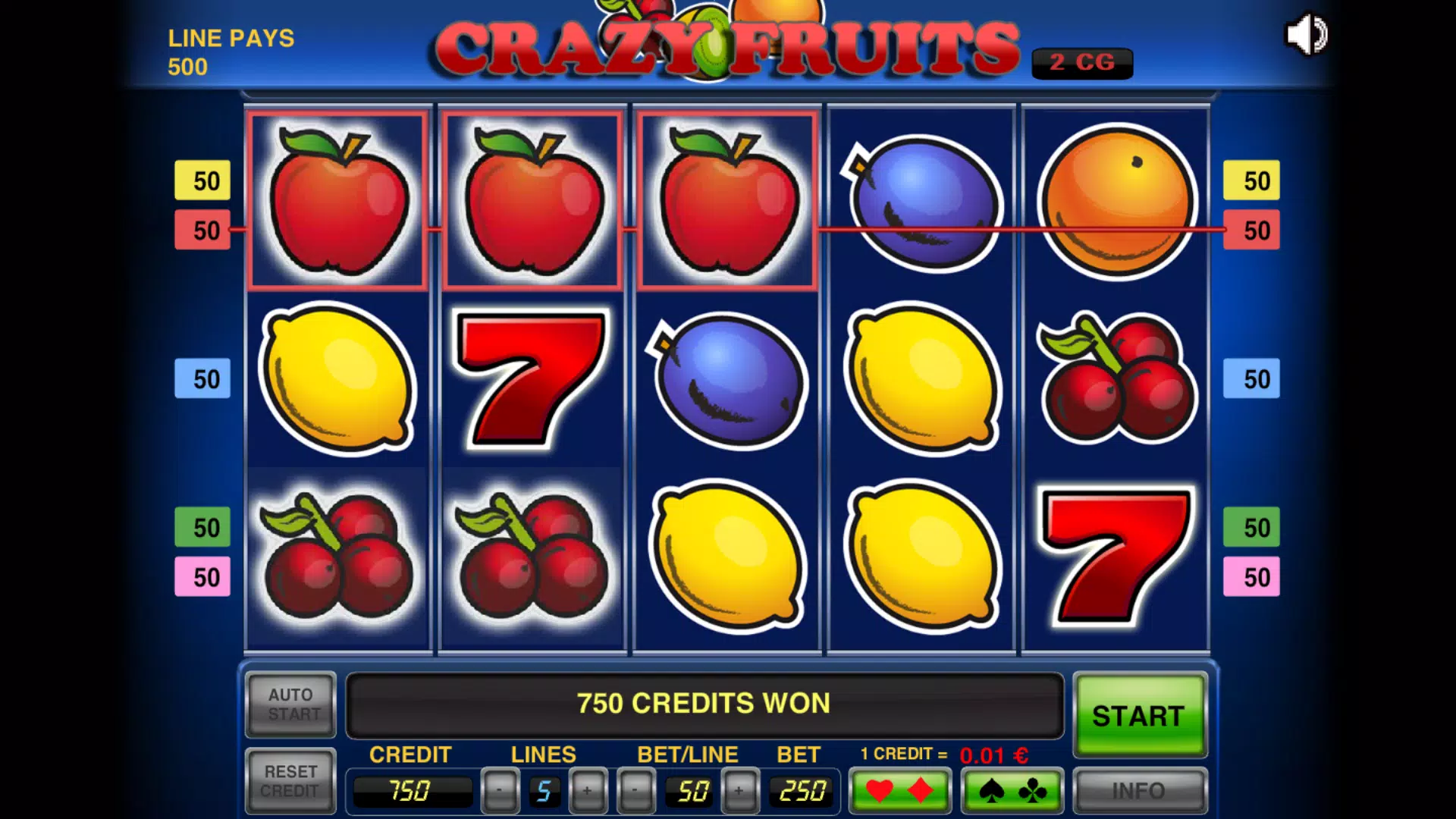 Crazy Fruits ဖန်သားပြင်ဓာတ်ပုံ 1