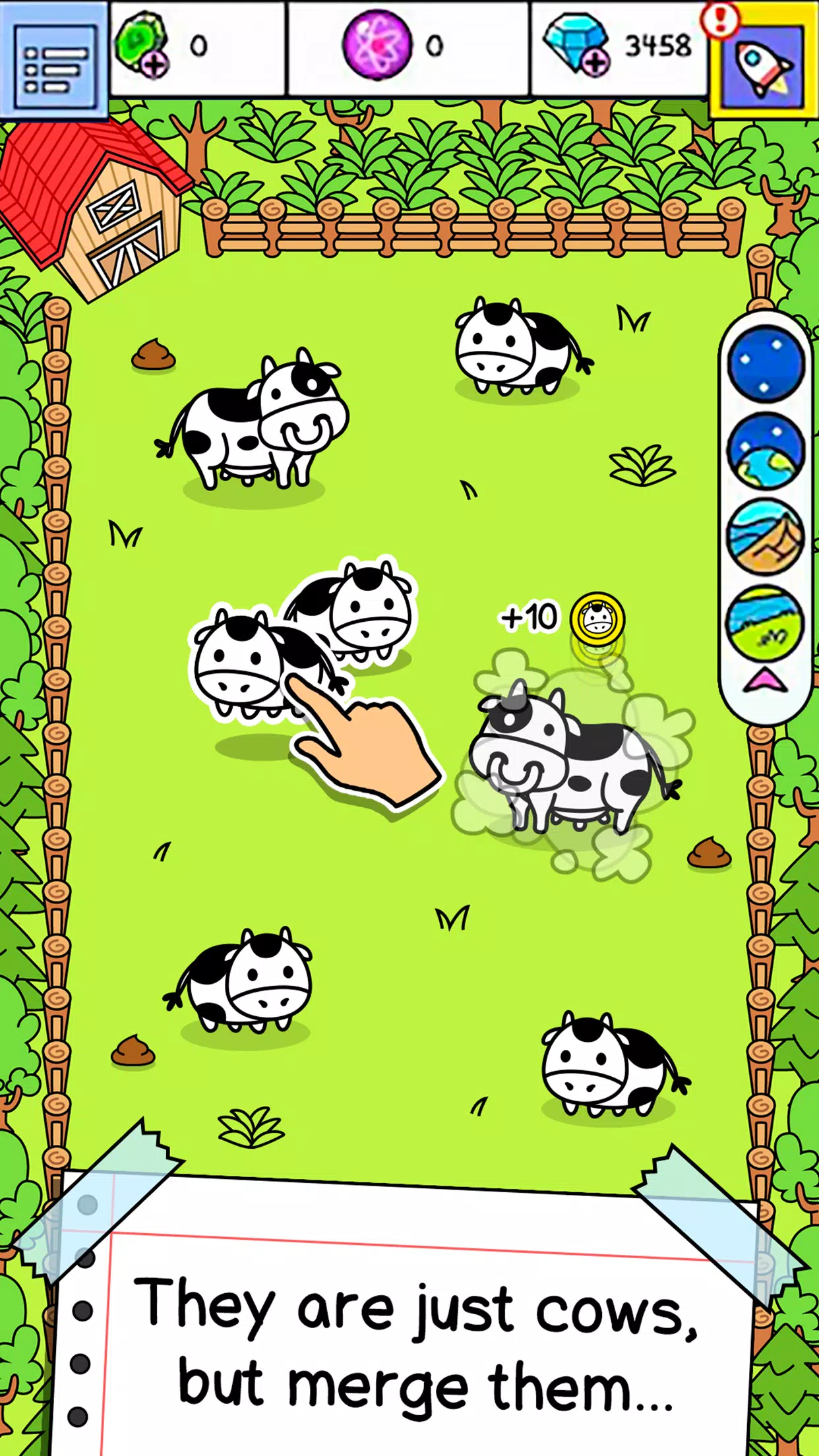 Cow Evolution: Игра про коров экрана 1