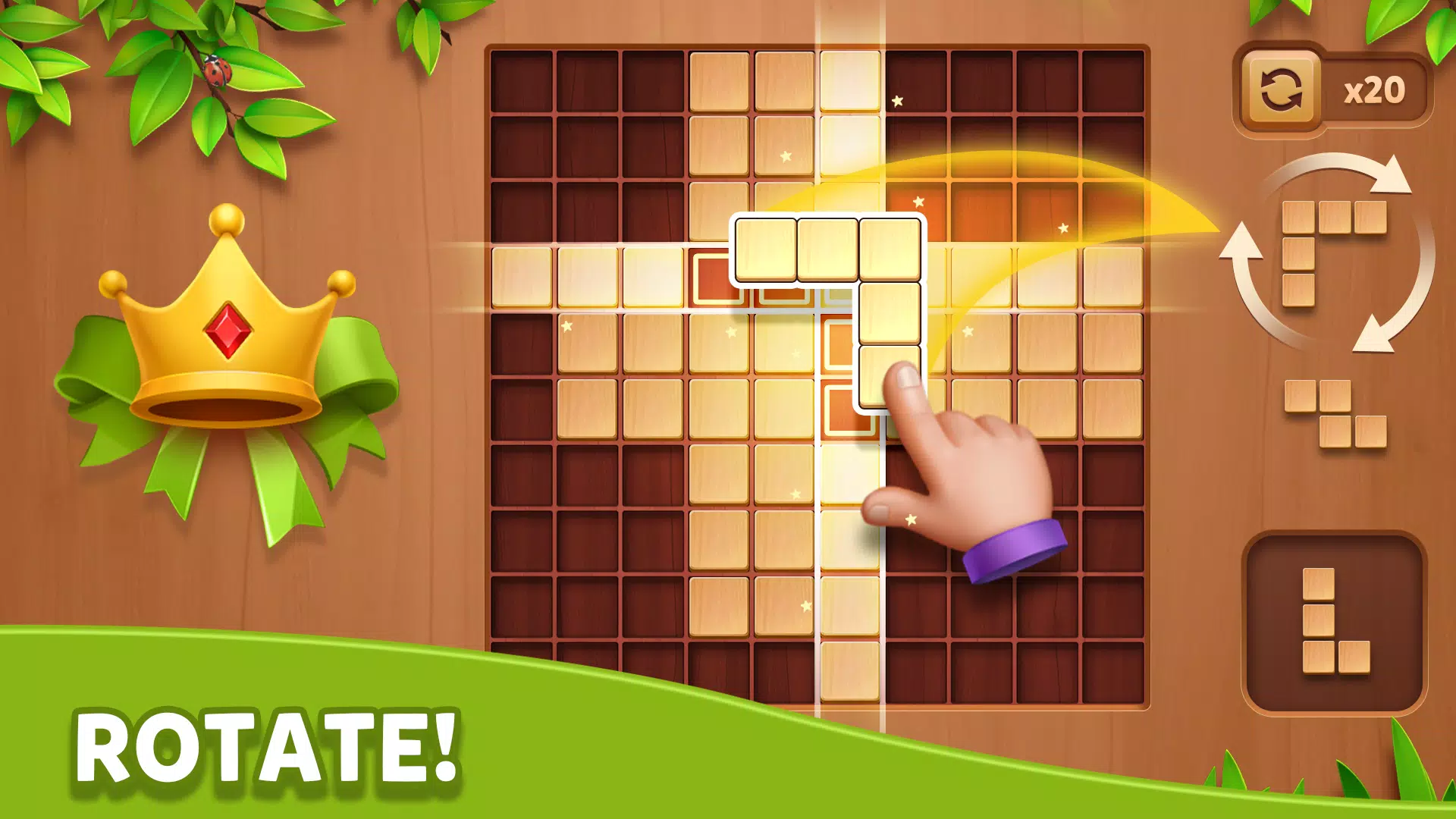 Cube Block - Woody Puzzle Game screenshot 2