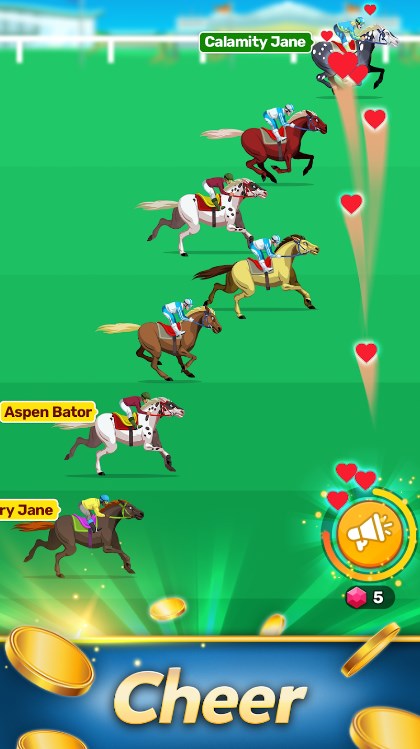 Horse Racing Hero Riding Game captura de pantalla 