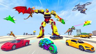 Police Robot Car Game 3d captura de pantalla 