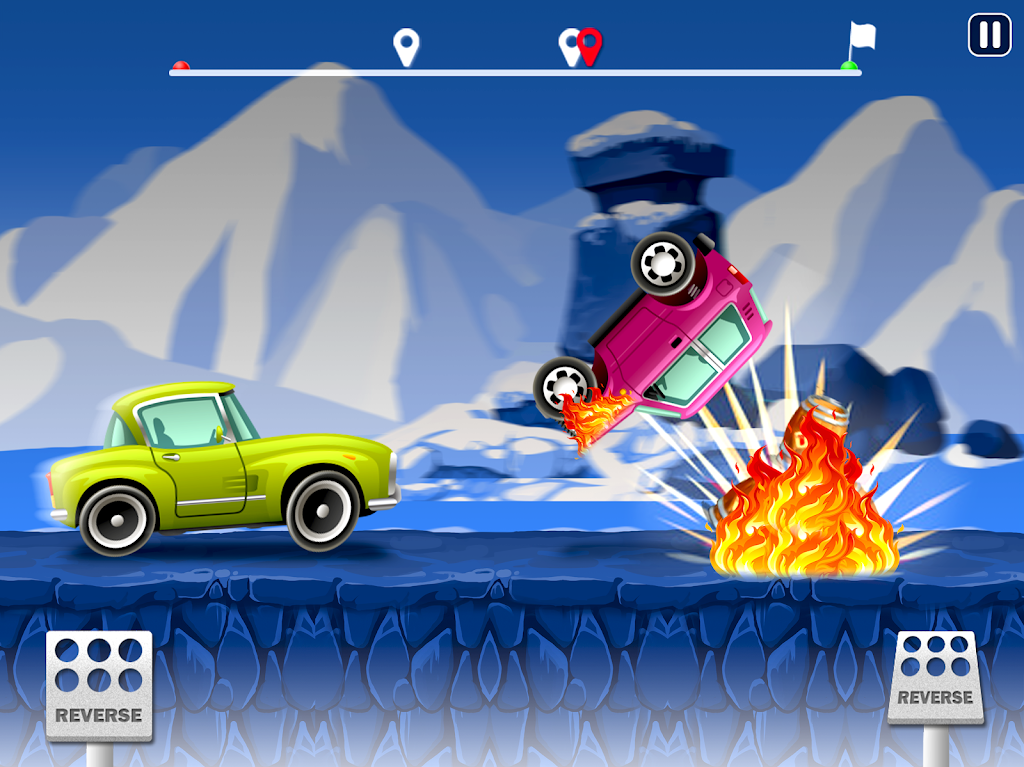 Hill Climb Car Racer-Car Game ảnh chụp màn hình 4