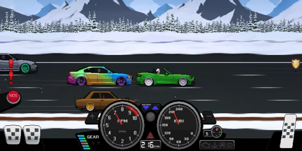 Pixel Car Racer screenshot 2