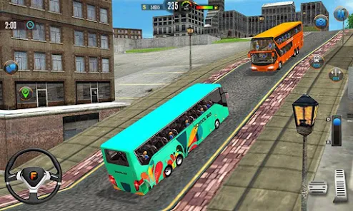 Offroad School Bus Drive Games ekran görüntüsü 3