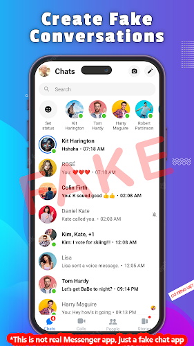 Fake Chat - Prank Message স্ক্রিনশট 3