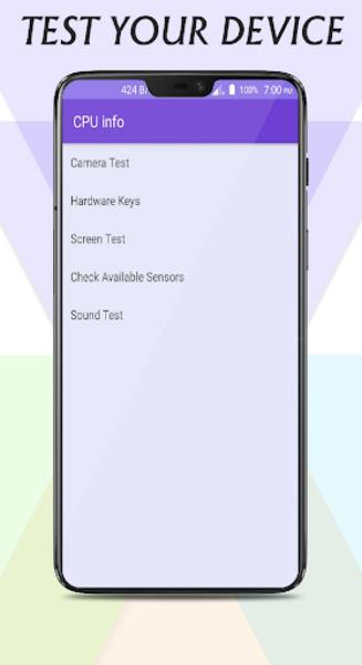 CPU-Z : Device & System info for Android™ экрана 3