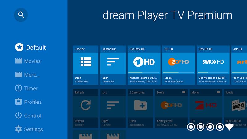 dream Player for Android TV экрана 2