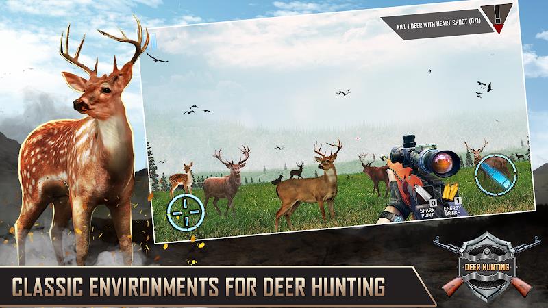 Deer Hunting Simulator Games captura de pantalla 