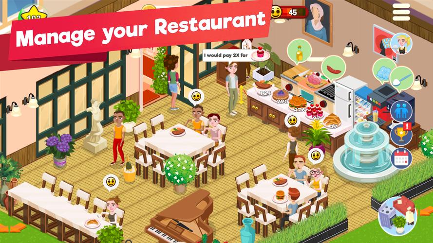 Restaurant Manager Idle Tycoon Screenshot 1