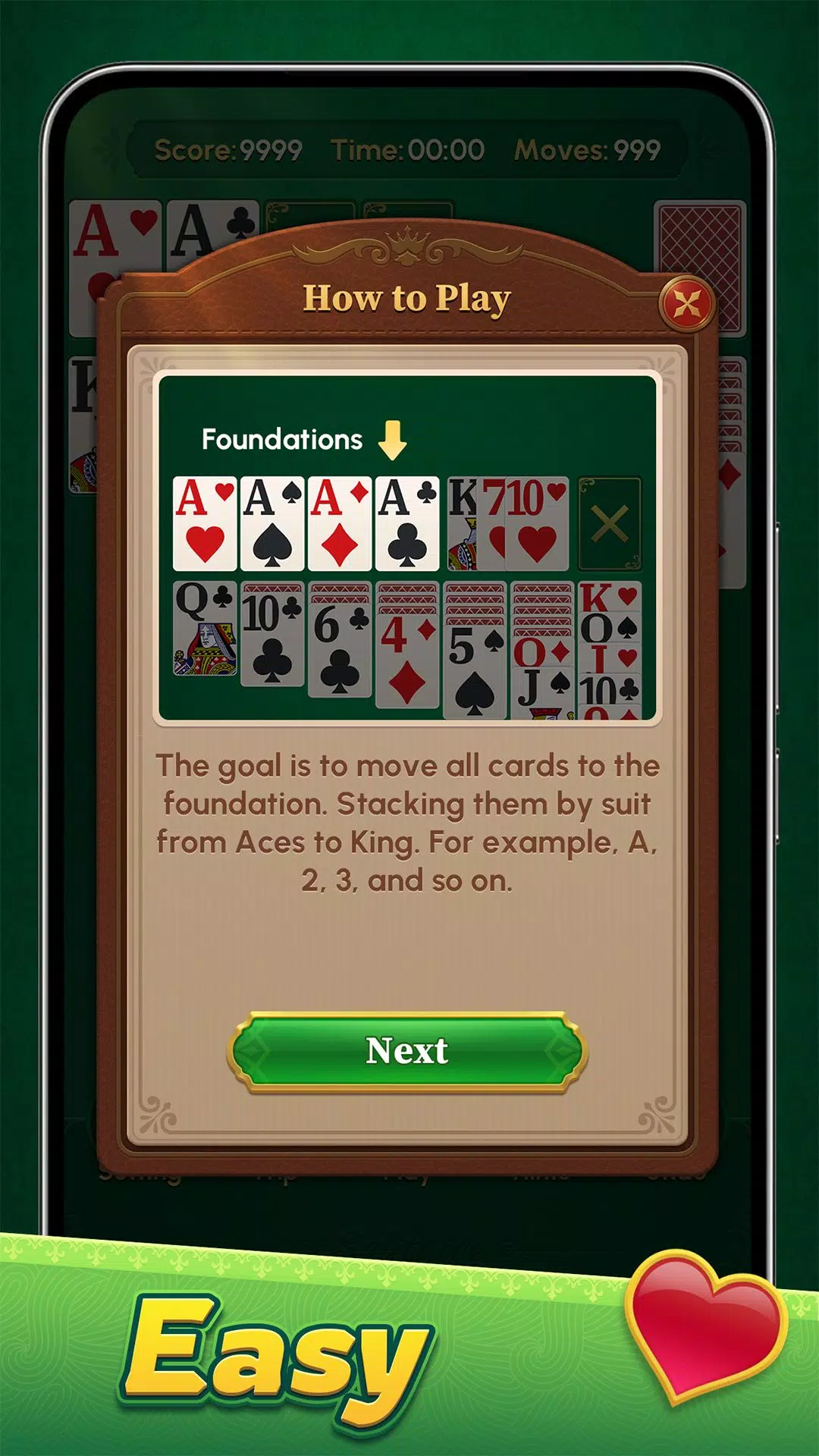 Classic Solitaire: Regal Card स्क्रीनशॉट 2