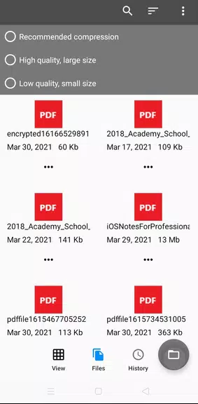 PDF Small - Compress PDF स्क्रीनशॉट 1